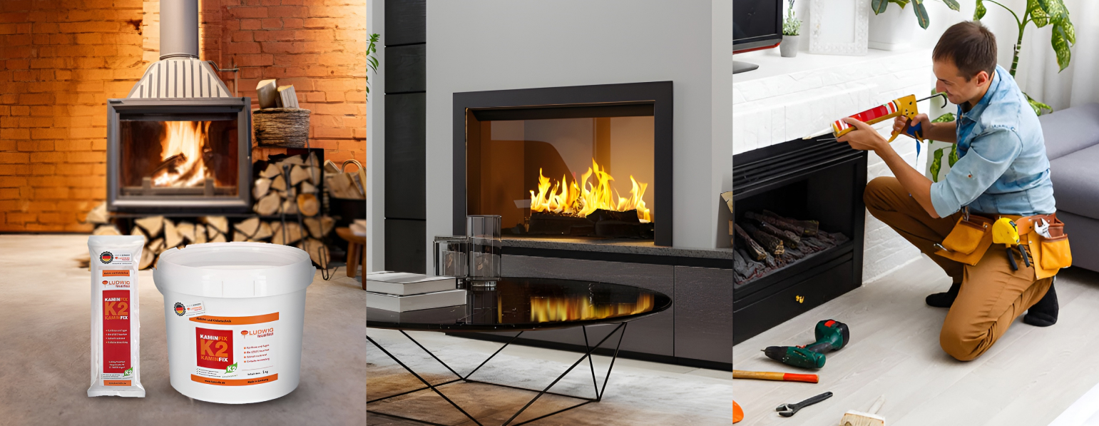 Kaminfix K2 fireclay mortar