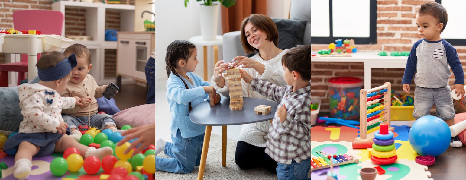children in a childcare centre
