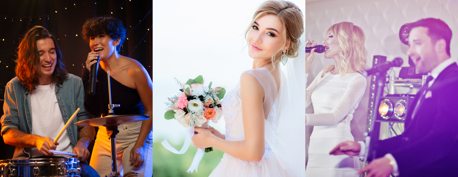 wedding band performing