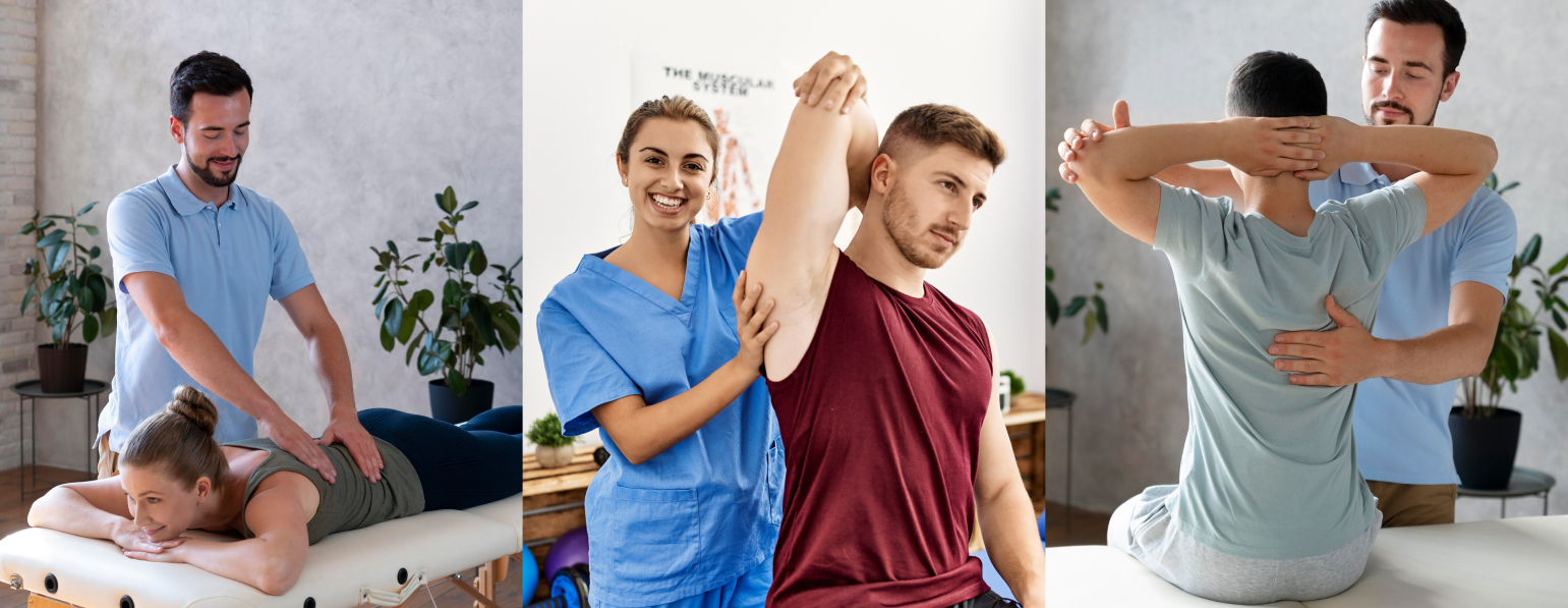 physiotherapists in action