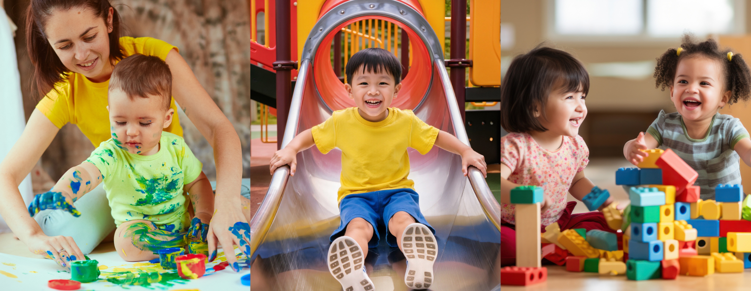 children having fun in a childcare centre